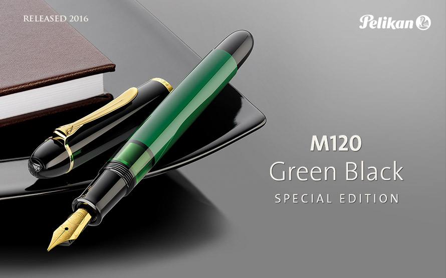 Pelikan 特別生産品 M120 グリーンブラック Green Black 万年筆 商品