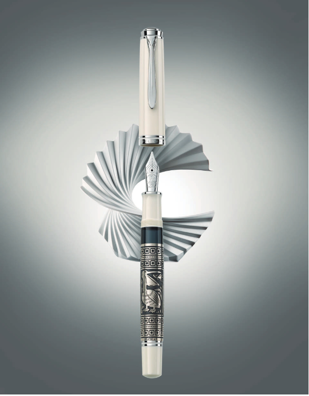 ペリカン M910 TOLEDO WHITE トレド ホワイト 18金ペン先 